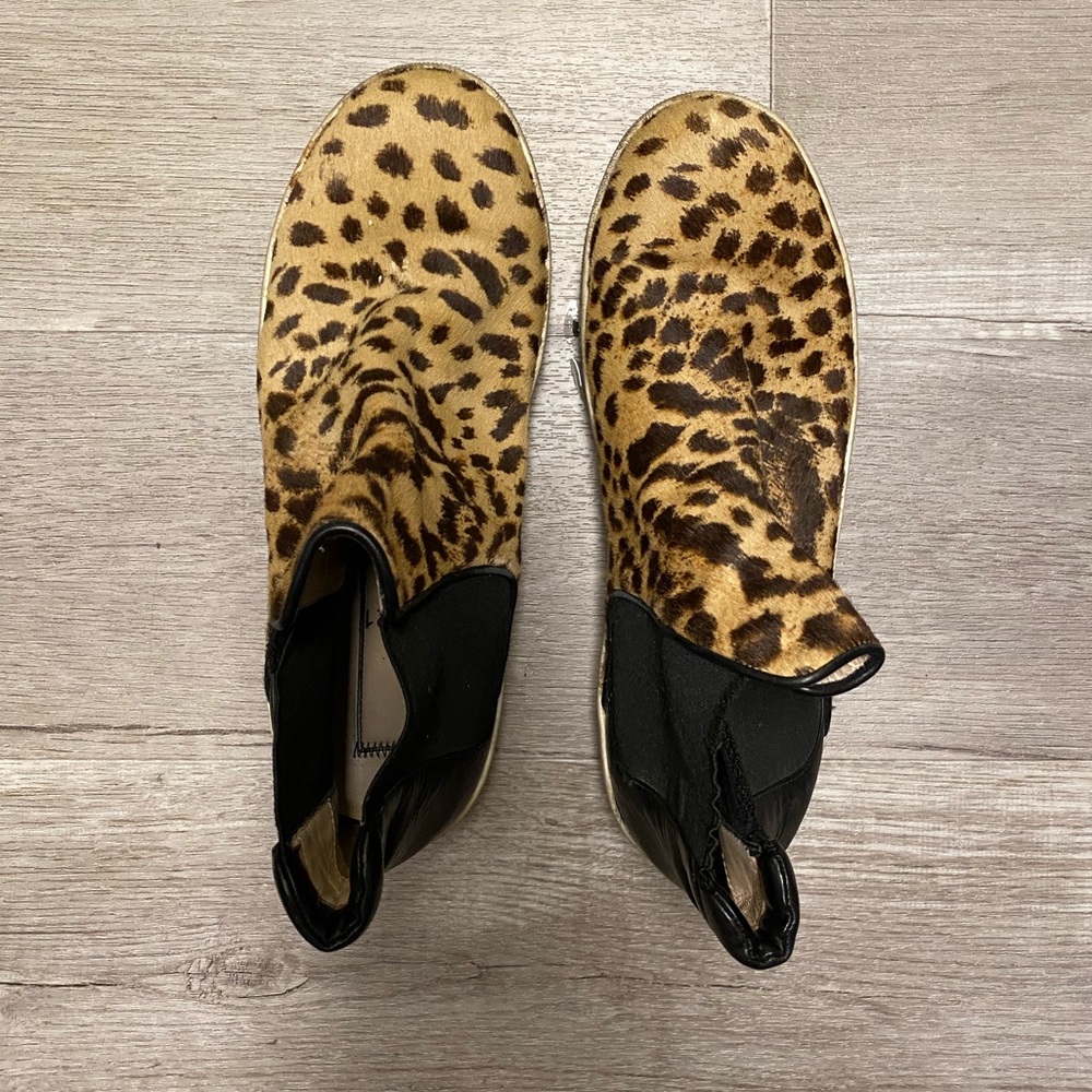 Women’s Animal Print Boots, size 37 (US 6.5-7)